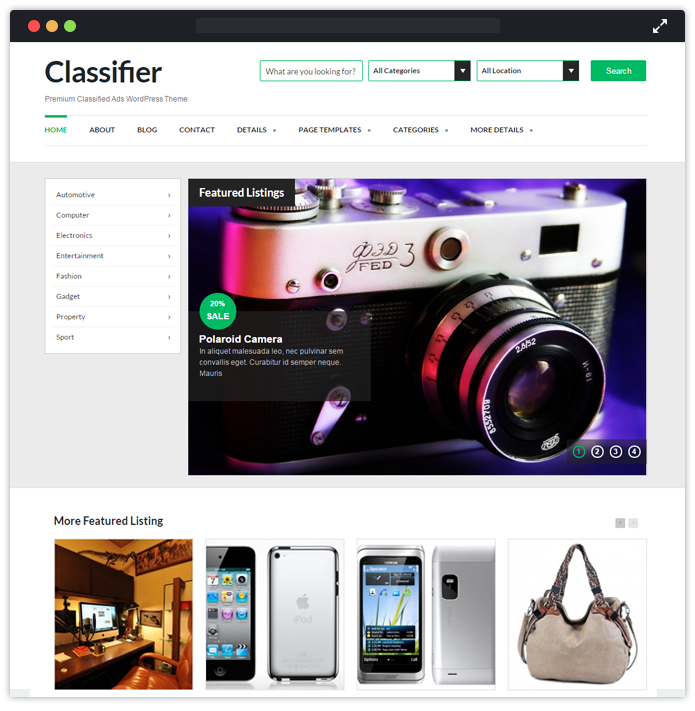 Classifier-classified-wp-theme