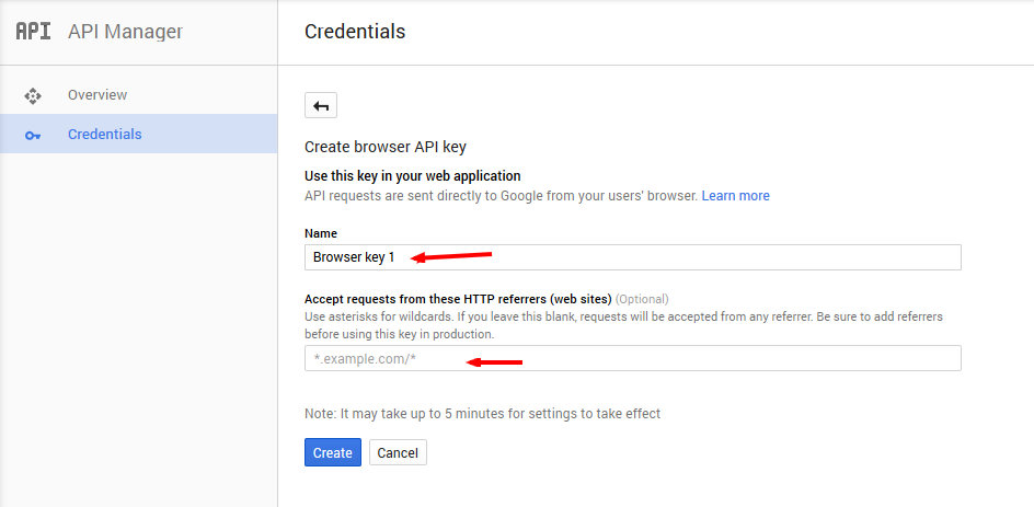 how to get google api key