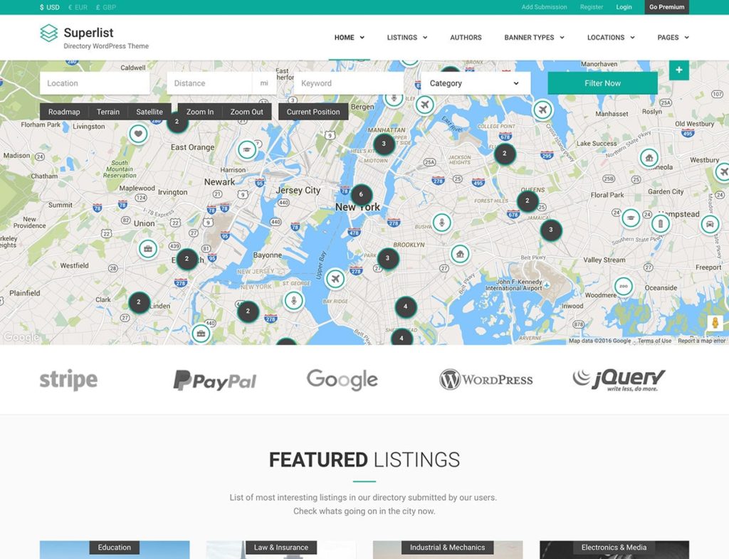 Superlist - Directory WordPress Theme 