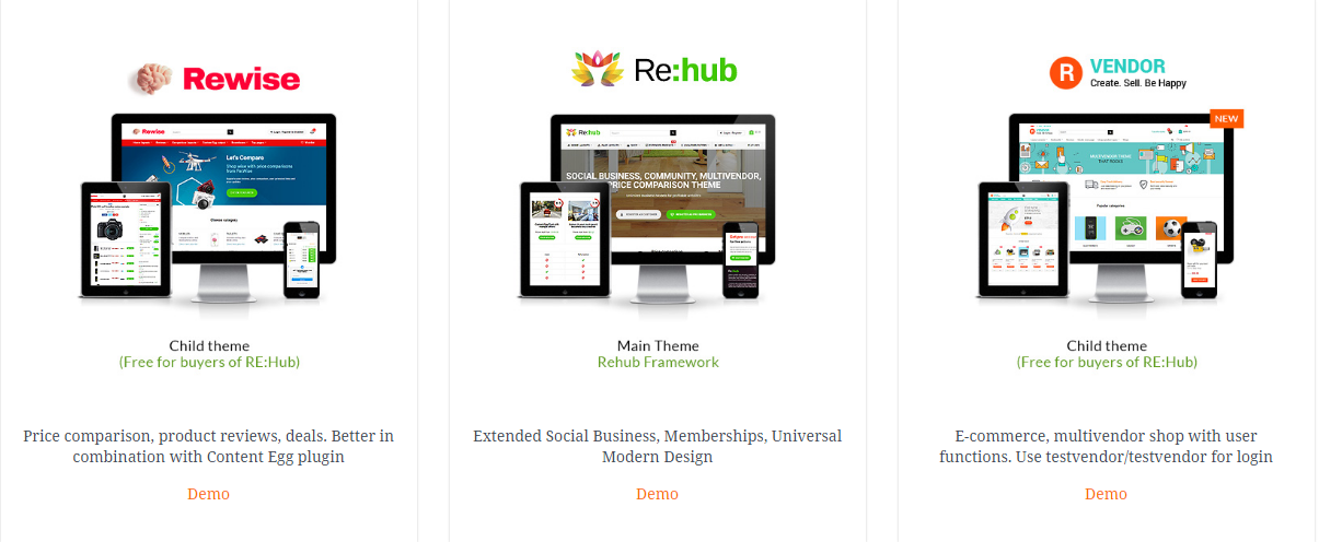 REHub – Price Comparison, Affiliate Marketing, Multi Vendor Store, Community Theme