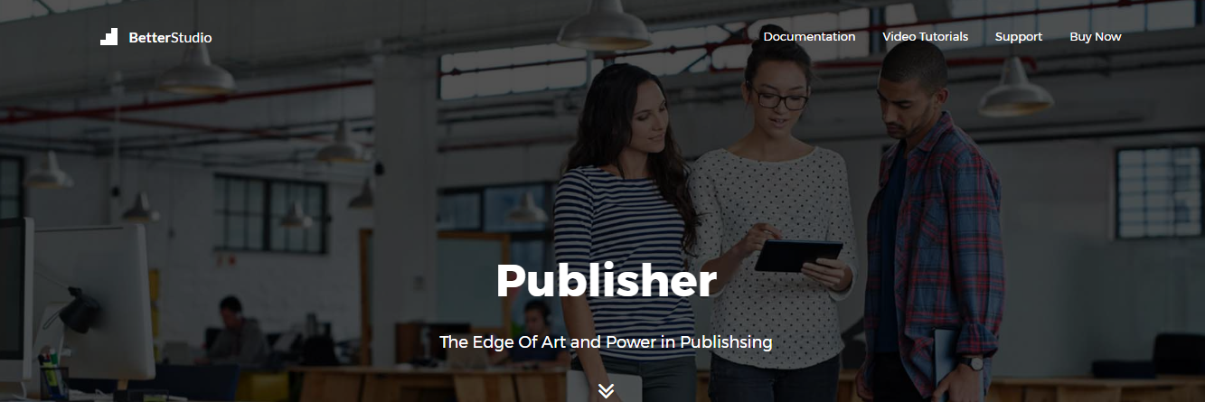 publisher magzine wordpress theme